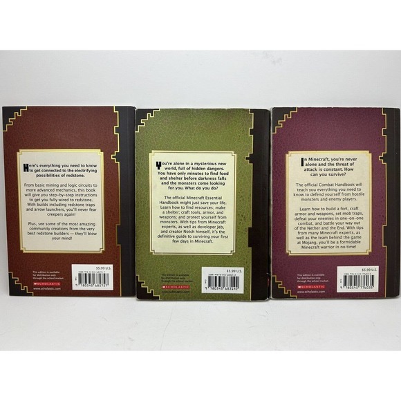 Minecraft Books Mixed Lot‎ Of 13 Mojang Handbook Graphic Novel Gamer Overworld - Picture 3 of 16
